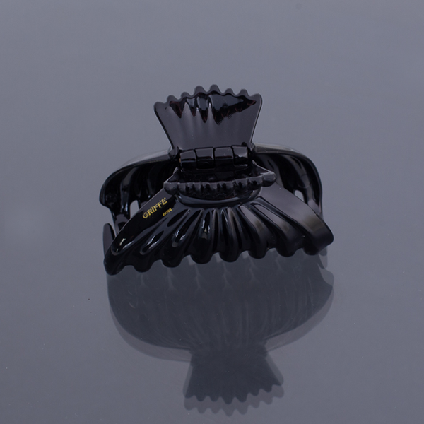 Hair Claw Plissee Mini Noir de Base